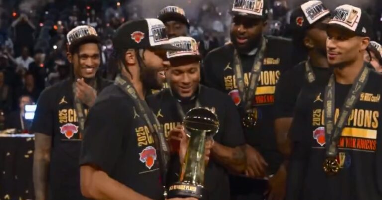 Μπράνσον: Αναδείχθηκε MVP του NBA Cup και υποκλίθηκε στους... παγκίτες