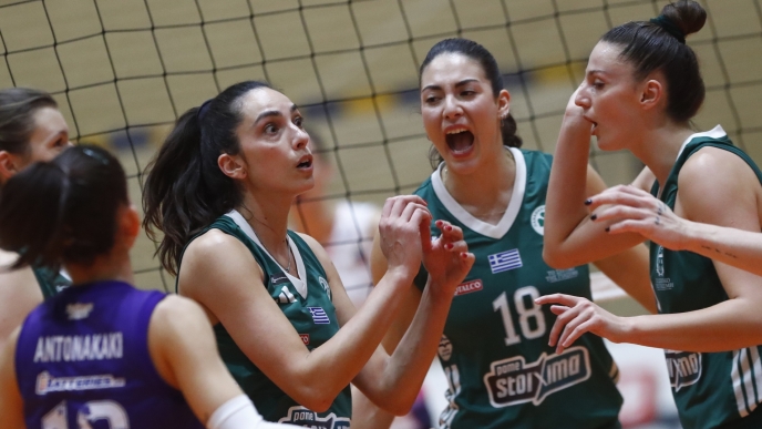 &Pi;&alpha;&nu;&alpha;&theta;&eta;&nu;&alpha;ϊ&kappa;ό&sigmaf;, &Omicron;&lambda;&upsilon;&mu;&pi;&iota;&alpha;&kappa;ό&sigmaf;, Volley League &gamma;&upsilon;&nu;&alpha;&iota;&kappa;ώ&nu;