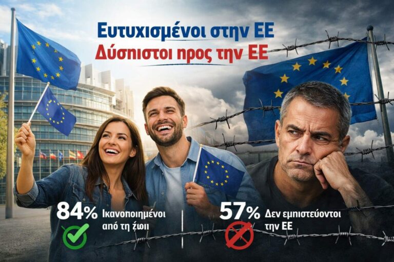 Ευρωβαρόμετρο: Κάτι δεν πάει καλά μαζί μας