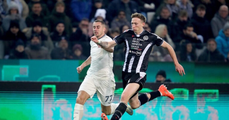 Ουντινέζε – Λάτσιο 1-1: Βαθμός για τους γηπεδούχους με buzzer beater γκολ