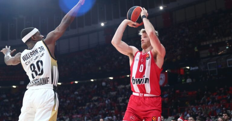Η βαθμολογία της Euroleague μετά τη νίκη του Ολυμπιακού επί της Βιλερμπάν