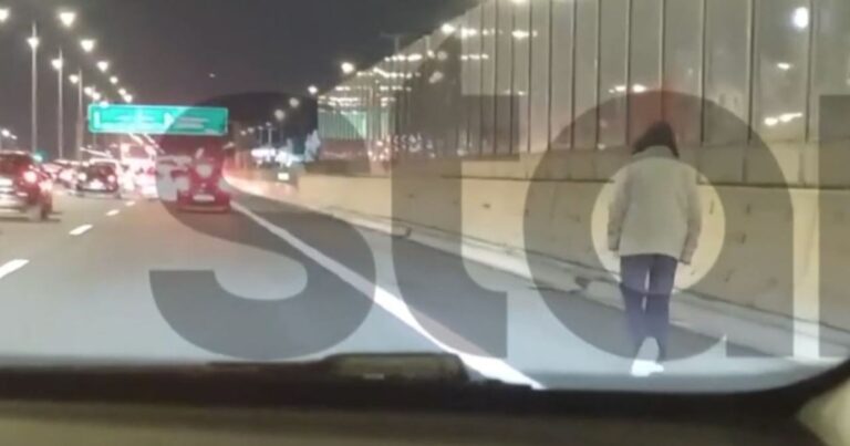 Μεθυσμένος περπάτησε περίπου 3χλμ στην Εθνική Οδό: Από την Κηφισιά μέχρι τη Βαρυμπόμπη (vid)