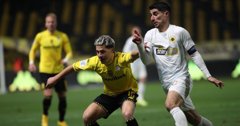 Άρης - ΑΕΚ 1-1: Η Ένωση πήρε την ισοπαλία στο «Βικελίδης» και έπεσε από την κορυφή της Super League