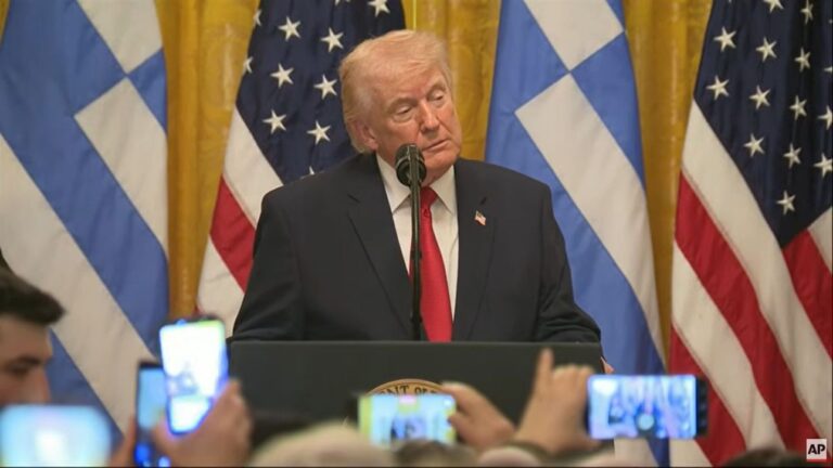 Live η ομιλία του Ντόναλντ Τραμπ στον Λευκό Οίκο για τον εορτασμό της επετείου της 25ης Μαρτίου