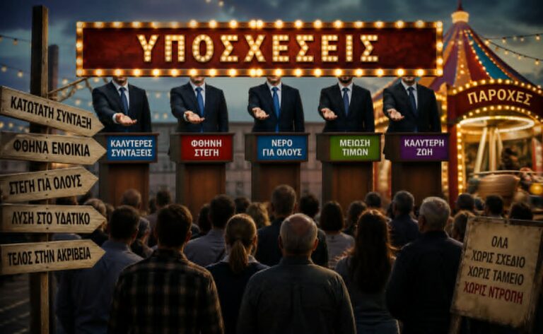 Ο διαγωνισμός των υποσχέσεων που δεν θα πληρωθούν ποτέ