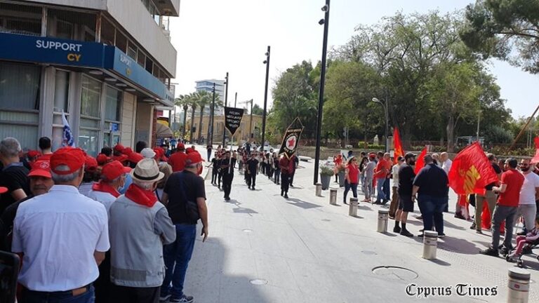 Πορείες και εκδηλώσεις σε όλη την Κύπρο για την Εργατική Πρωτομαγιά