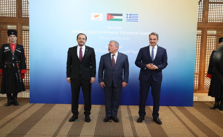 ΠτΔ: Η Τριμερής Κύπρου, Ελλάδας, Ιορδανίας αποτελεί ανανέωση αμοιβαίας δέσμευσης για κοινές δράσεις