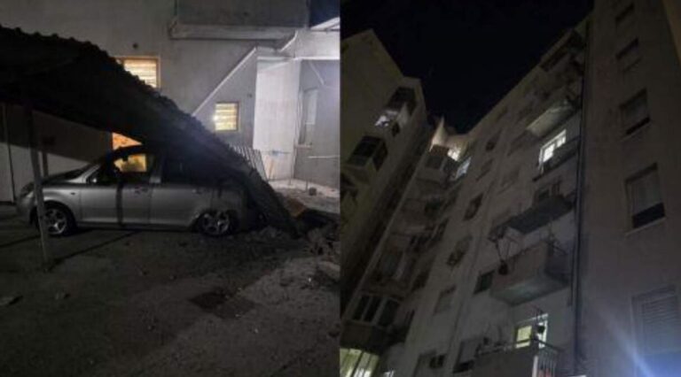 Υποχώρησαν μπαλκόνια πολυκατοικίας στη Λεμεσό, ζημιές σε όχημα