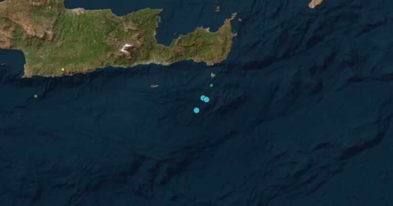 Σεισμός στον Γουδουρά Λασιθίου μεγέθους 3,6 Ρίχτερ