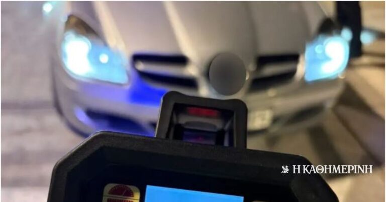 Μάνδρα: Συνελήφθη 39χρονος που οδηγούσε με 203 χλμ./ώρα