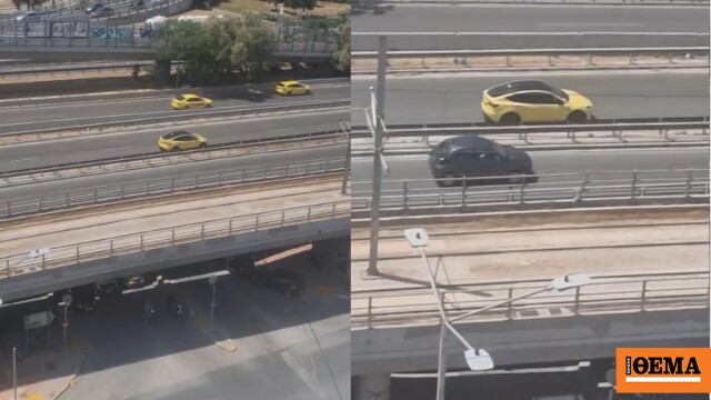 Απίστευτο βίντεο: Οδηγός ταξί έκανε όπισθεν στην Παραλιακή επειδή έχασε την έξοδο