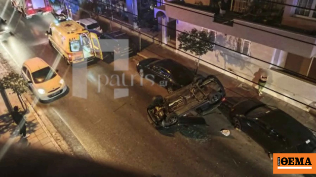 Βίντεο κατέγραψε τη στιγμή που αυτοκίνητο αναποδογυρίζει μετά από σφοδρή σύγκρουση στα Χανιά