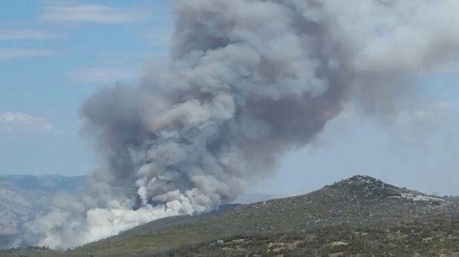 Meteo: Η φωτιά στην Οινόη δημιούργησε τον δικό της καιρό (βίντεο)