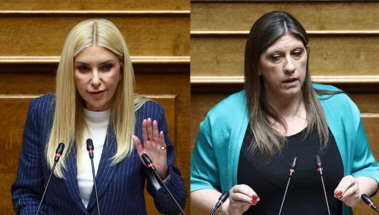 Άγριος καβγάς Κωνσταντοπούλου-Αραμπατζή: «Να κατεβείτε από την έδρα» -«Δεν είναι μαγαζί σας η Βουλή»