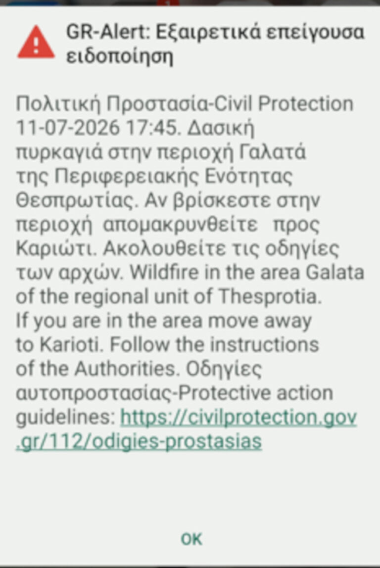 Οριοθετήθηκαν οι δύο πυρκαγιές στον Κάμπο Παραμυθιάς στην Θεσπρωτία, είναι χωρίς ενεργό μέτωπο