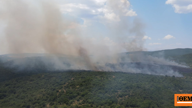 Πέρασε στην Ελλάδα η φωτιά που ξέσπασε στη Βόρεια Μακεδονία: 112 για ετοιμότητα στο χωριό Ακρίτας Κιλκίς, δείτε βίντεο