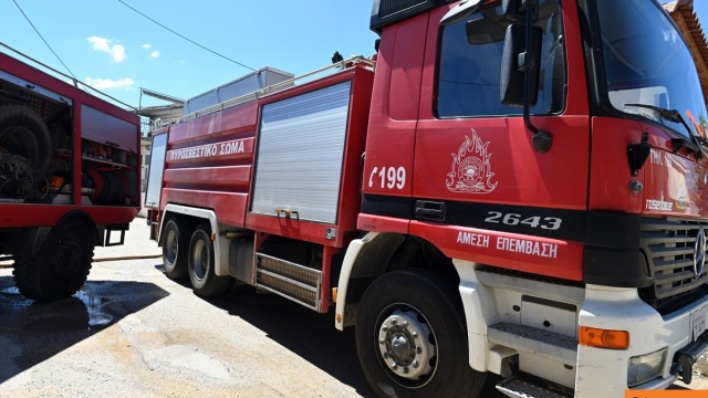 Φωτιά τώρα σε χαμηλή βλάστηση στο Μακρυχώρι Λάρισας, κινητοποίηση της Πυροσβεστικής