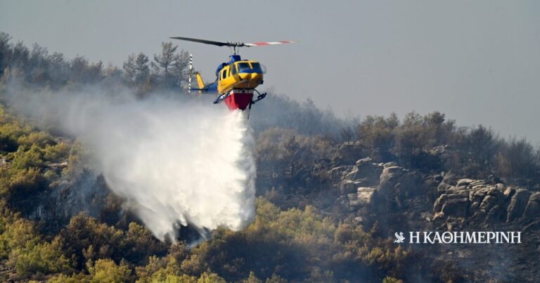 Φωτιά στο Περιβολάκι Θεσσαλονίκης  – Μήνυμα 112 για εκκένωση