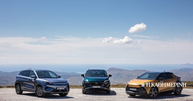 Συγκρίνουμε τρία C-SUV διαφορετικής τεχνολογίας – Την Κυριακή 5/7 με την «Καθημερινή»