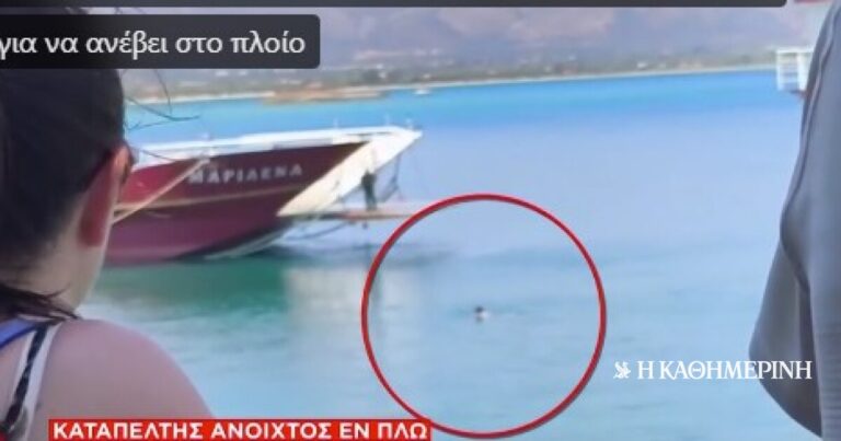 Ελαφόνησος: Πλοίο μπήκε στο λιμάνι με ανοιχτό καταπέλτη – Ανδρας επιβιβάστηκε κολυμπώντας