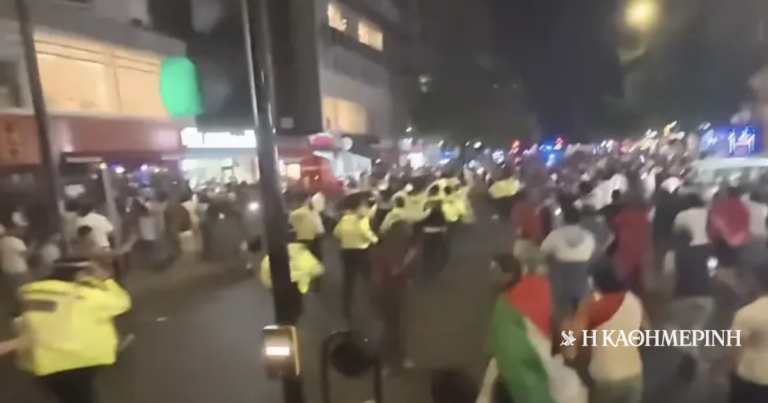 Λονδίνο: Επεισόδια μεταξύ οπαδών και αστυνομίας μετά τον αγώνα Γαλλίας – Μαρόκου