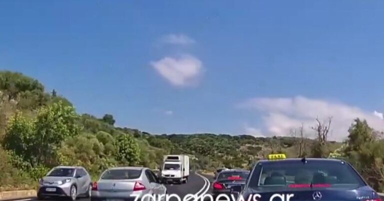 Στιγμές τρόμου στον ΒΟΑΚ: Μπήκε στο αντίθετο ρεύμα για να κάνει προσπέραση και γλίτωσε τη μετωπική στο «τσακ»