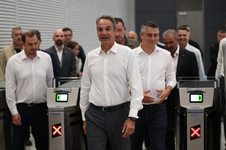 Eγκαίνια Μετρό Θεσσαλονίκης – Κυρ. Μητσοτάκης: «Κάθε έργο που εγκαινιάζουμε, σφραγίδα στο διαβατήριο αξιοπιστίας»-1