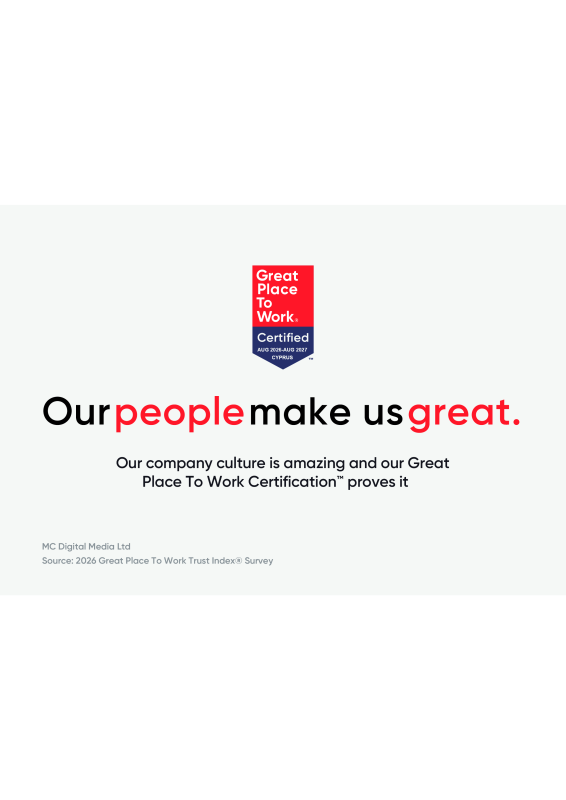 Our People Make Us Great. Cy
