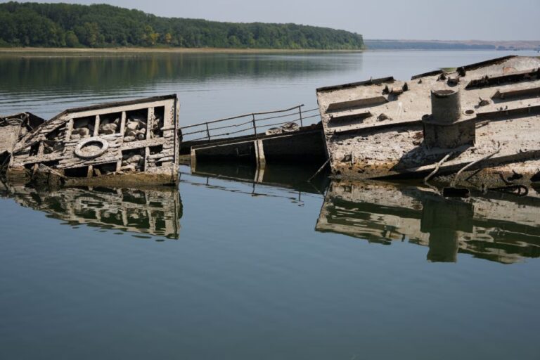 Η χαμηλή στάθμη των υδάτων στον Δούναβη αποκάλυψε ναυάγια πλοίων του Β’ Παγκοσμίου Πολέμου