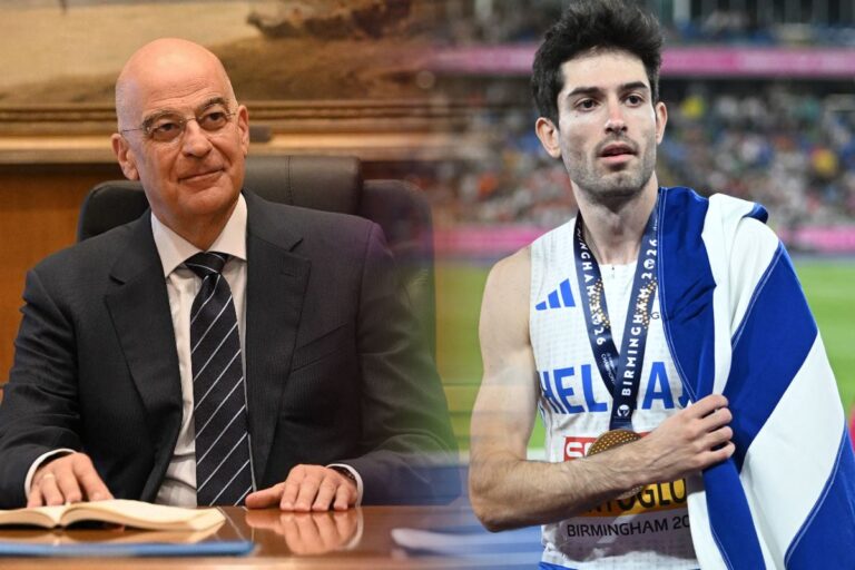 Δένδιας για Τεντόγλου: «Τεράστιο επίτευγμα το 4ο χρυσό μετάλλιο - Ένας από τους καλύτερους άλτες όλων των εποχών»