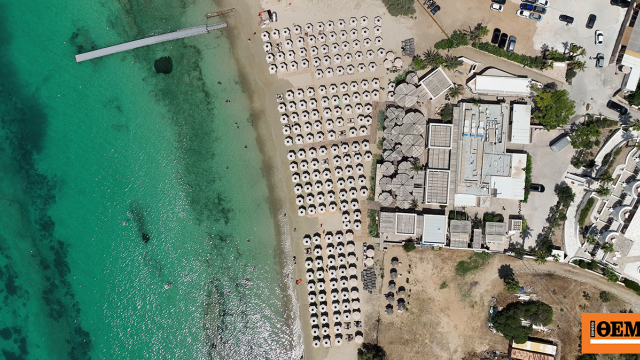 Πάνω από 1.500 έλεγχοι με drones σε 300 παραλίες κατά της αυθαίρετης κατάληψης του αιγιαλού