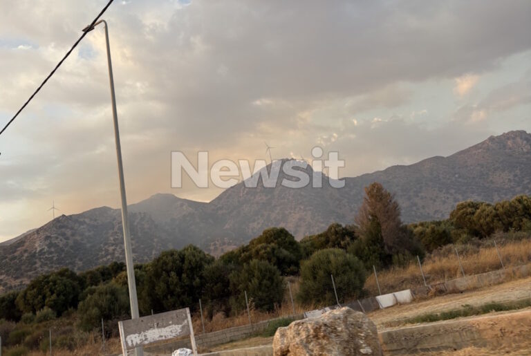 Φωτιά στην Κω, στην περιοχή Πυλί – Μάχη χωρίς εναέρια μέσα με μια δύσκολη πυρκαγιά