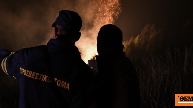 Φωτιά σε δασική έκταση κοντά στο καταφύγιο της Πρώτης Σερρών