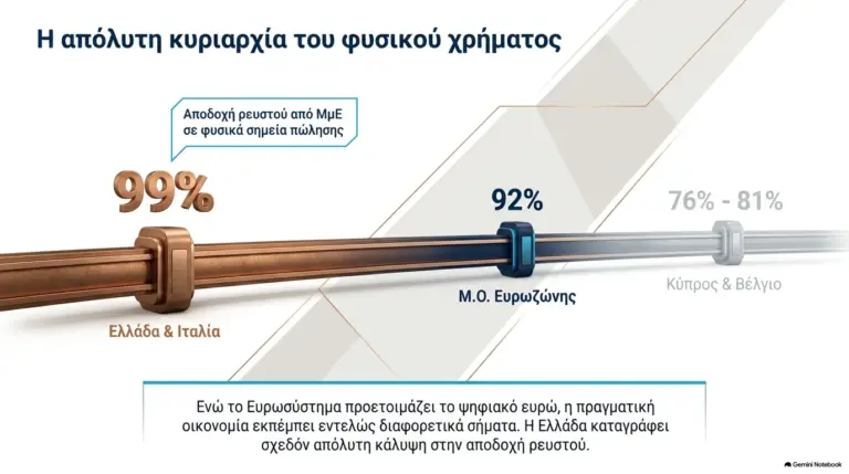 Μετρητά: Ποιοι κλάδοι στην Ελλάδα επιμένουν ακόμα