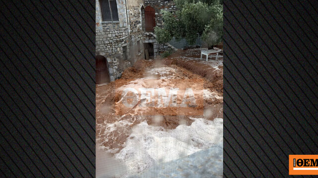Ζημιές σε σπίτια και οδικό δίκτυο από την καταρρακτώδη βροχή στη Μάνη: «Είναι πρωτόγνωρη κατάσταση για την περιοχή μας»