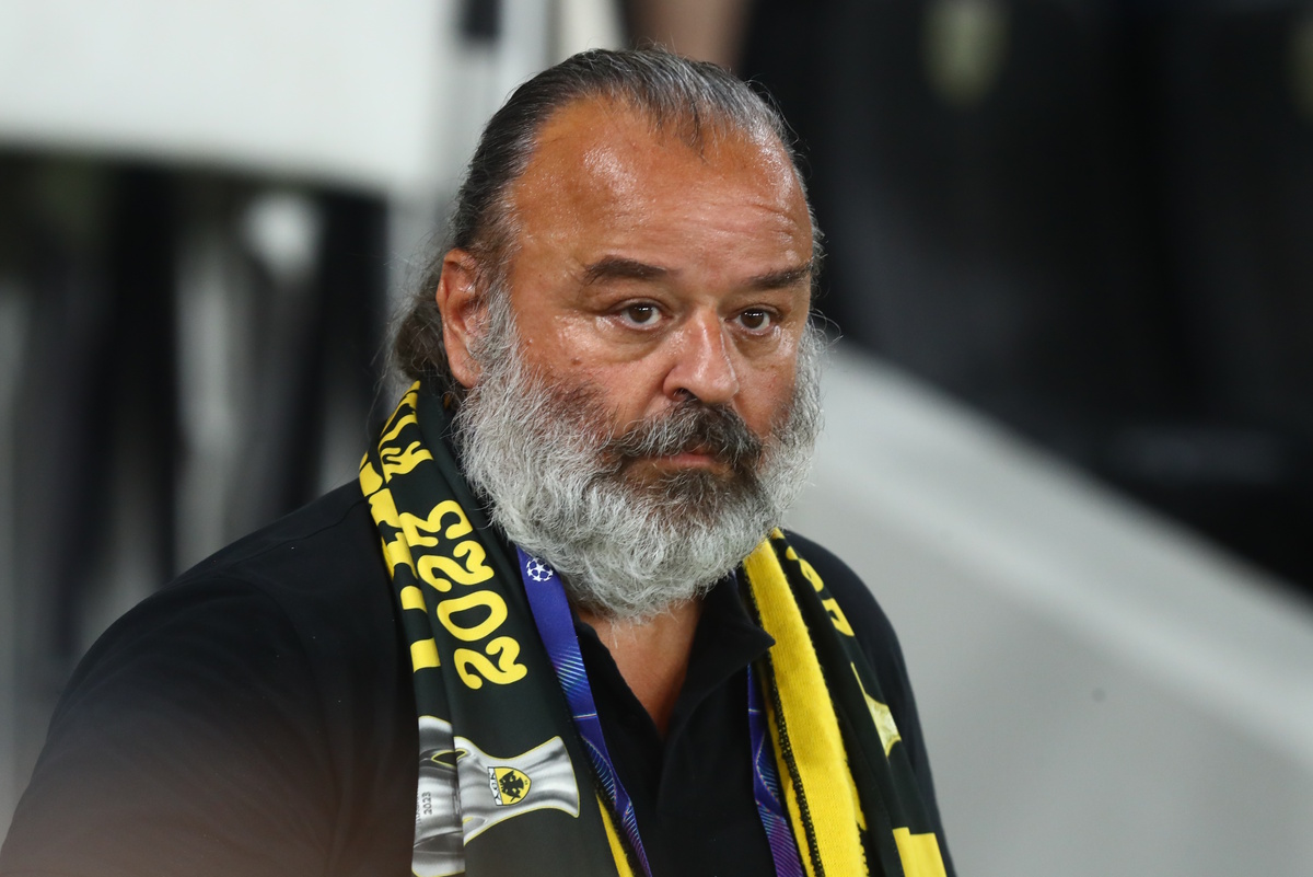 PLAY OFF CHAMPIONS LEAGUE 2026-2027 / &Alpha;&Epsilon;&Kappa; - &Lambda;&Epsilon;&Phi;&Sigma;&Kappa;&Iota; &Sigma;&Omicron;&Phi;&Iota;&Alpha;&Sigma;. (&Mu;&Alpha;&Rho;&Kappa;&Omicron;&Sigma; &Chi;&Omicron;&Upsilon;&Zeta;&Omicron;&Upsilon;&Rho;&Eta;&Sigma; / EUROKINISSI)