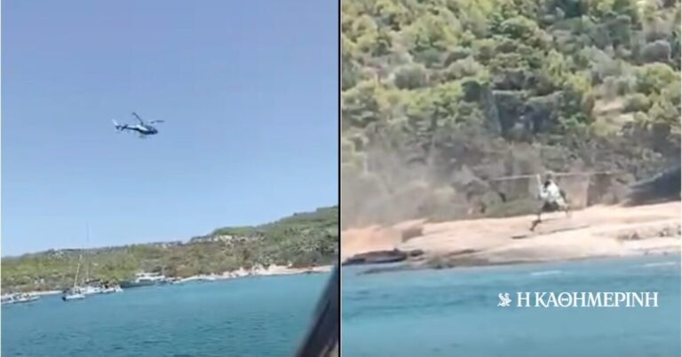 Σπέτσες: Σακίδιο με ναρκωτικά στο σημείο προσγείωσης του ελικοπτέρου – Συνελήφθη 39χρονος