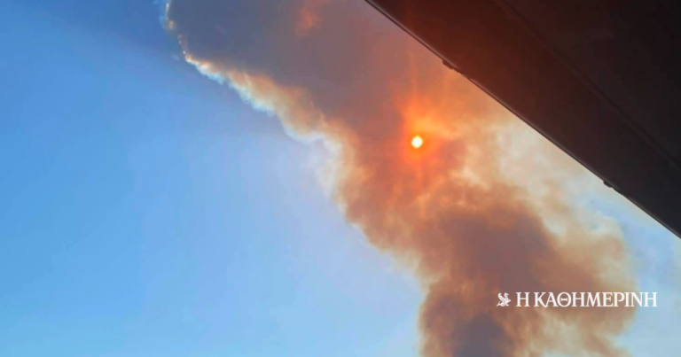 Φωτιά στη Βοιωτία – Ηχησε το 112 για εκκένωση