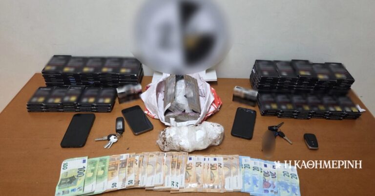 Ηράκλειο: Τρεις συλλήψεις για κοκαΐνη και χιλιάδες αναβολικά.