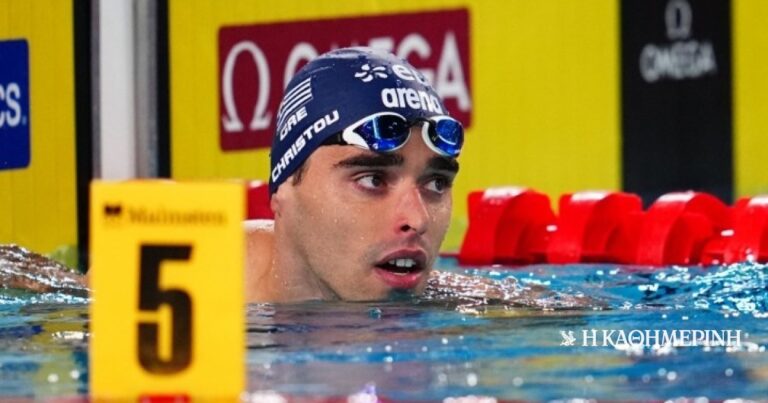 Ευρωπαϊκό Πρωτάθλημα: Ο Χρήστου στον τελικό των 100μ. ύπτιο για να συνεχίσει το σερί