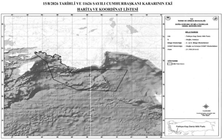 Τουρκία: Στη δημοσιότητα οι χάρτες με τα θαλάσσια πάρκα σε Β. Αιγαίο και Ανατολική Μεσόγειο