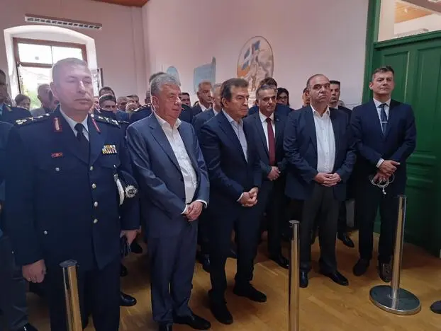 Χρυσοχοΐδης: Εγκαινίασε το «FBI της Κρήτης» στις Αρχάνες με 130 αστυνομικούς - Στόχος η αντιμετώπιση του οργανωμένου εγκλήματος στο νησί