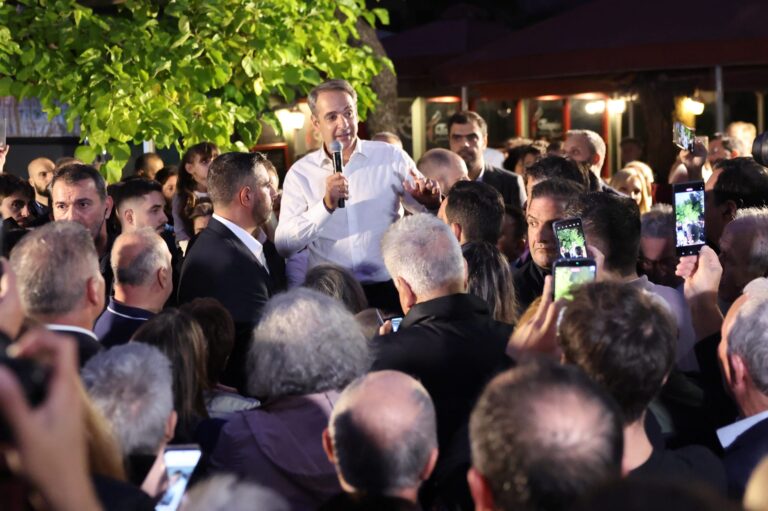 Μητσοτάκης από Βριλήσσια: Η αυτοδυναμία είναι πολιτικός μονόδρομος, όχι για την παράταξη αλλά για τη χώρα