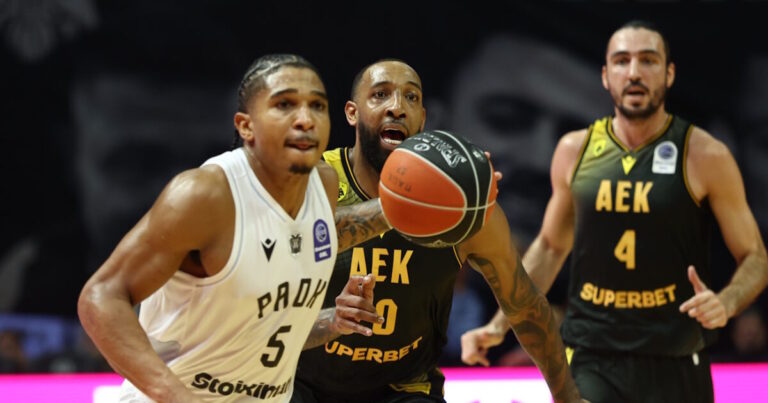 ΠΑΟΚ - ΑΕΚ 65-62: O «δικέφαλος του Βορρά» συνέχισε ακάθεκτος στη GBL και η Ένωση ηττήθηκε ξανά στη Θεσσαλονίκη