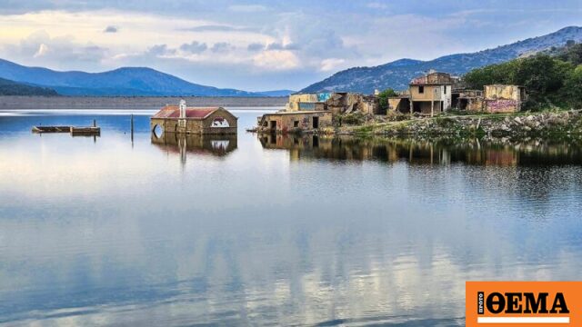 Γεμίζει το φράγμα Αποσελέμη στην Κρήτη, «βυθίζεται» η εκκλησία στο Σφεντύλι